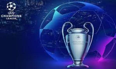 Logo dan trofi Liga Champions. Undian Liga Champions musim 2022/2023 telah selesai dilakukan di Istanbul, Turki, Kamis (25/8/2022) malam.