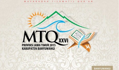 Logo MTQ Tingkat Jawa Timur di Bayuwani, 22-30 Mei 2015