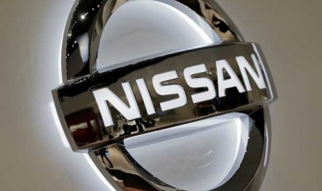 Logo Nissan. Produsen otomotif multinasional asal Jepang ini memutuskan untuk meninggalkan bisnisnya di Rusia.