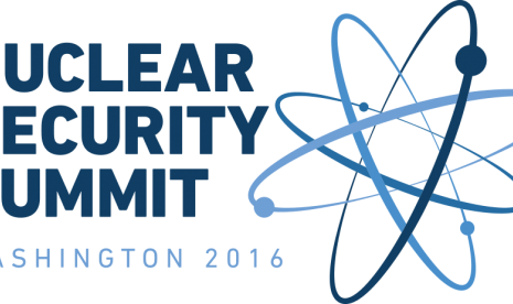 Logo onferensi Tingkat Tinggi Keamanan Nuklir (Nuclear Security Summit/NSS) di Washington DC.