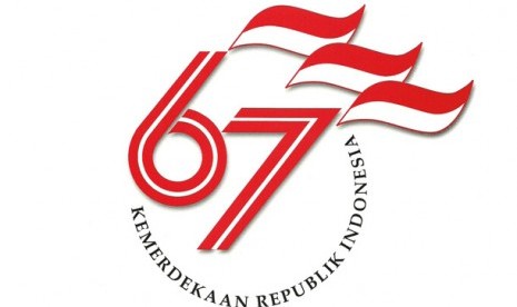 Logo Peringatan HUT Ke-67 Kemerdekaan RI Tahun 2012.