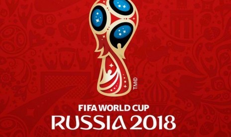 Logo Piala Dunia 2018 di Rusia.