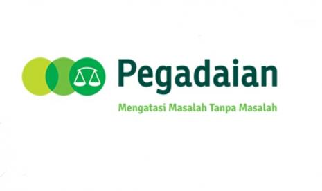 Logo PT Pegadaian. Di hari jadi ke-20 tahun, Pegadaian Syariah menggelar acara Tasyakur Bini'mah dengan berbagi sebagai wujud syukur dan kepedulian antarsesama.