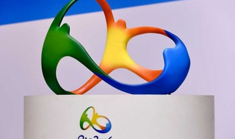  Logo resmi Olimpiade Rio 2016.