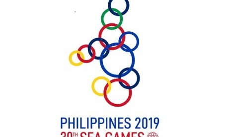 Logo SEA Games 2019. Tim voli putra Indonesia meraih emas setelah mengalahkan Filipina di final.