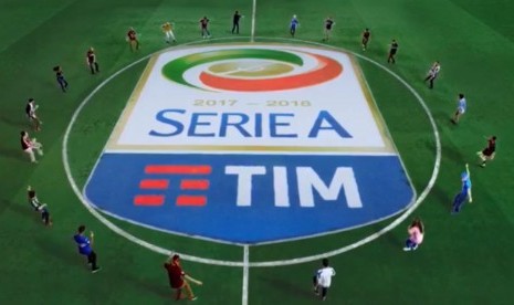 Logo Serie A Italia (ilustrasi). Pemerintah Italia melarang latihan tim-tim Serie A dan atlet lainnya hingga 13 April 2020.