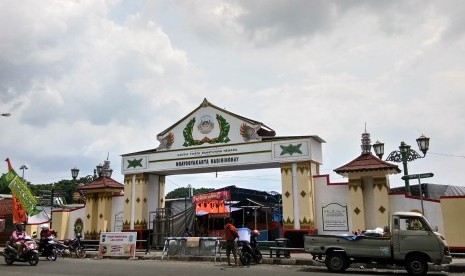 Lokasi arena pasar malam Sekaten.