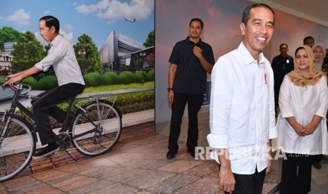 Lokasi di Terminal Baru Bandara Internasional Ahmad Yani Semarang.