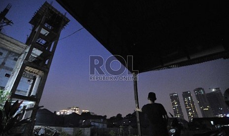 Lokasi Masjid Al Futuwwah, Kemang, Jakarta Selatan, Rabu (17/6).(Republika/Edwin Dwi Putranto)