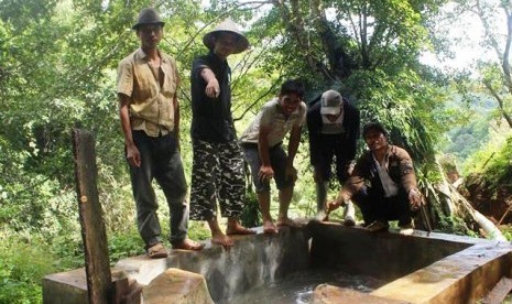 Lokasi pembangkit turbin tenaga air mikrohido.