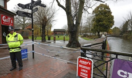 Lokasi penyerangan terhadap Sergei Skripal.