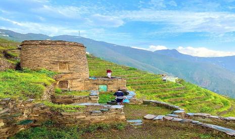 Lokasi wisata di Harub, Jazan Timur, Arab Saudi.