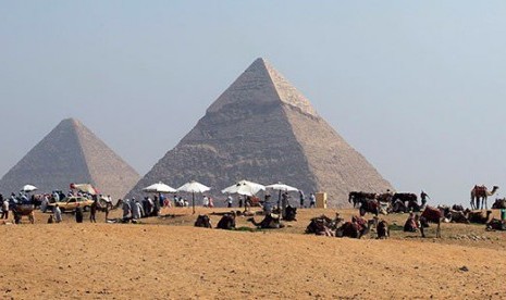 Lokasi wisata Piradima Giza, Mesir.