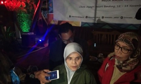 Lolly Suhenty Koordinator Divisi Humas dan Hubunga  Antar Lembaga Bawaslu Jabar