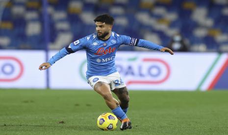 Lorenzo Insigne dari Napoli (foto ilustrasi)