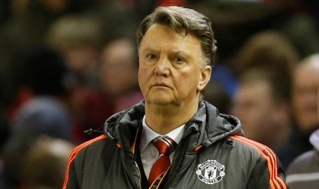 Louis van Gaal saat masih melatih Manchester United.