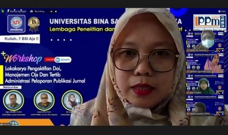 LPPM (Lembaga Penelitian dan Pengabdian Masyarakat) Universitas BSI (Bina Sarana Informatika) sukses menggelar kegiatan workshop dengan tema Lokakarya Pengaktifan DOI (Digital Object Identifier), Manajemen OJS (Open Journal System) dan Tertib Administrasi Pelaporan Publikasi Jurnal, pada Senin (13/12).