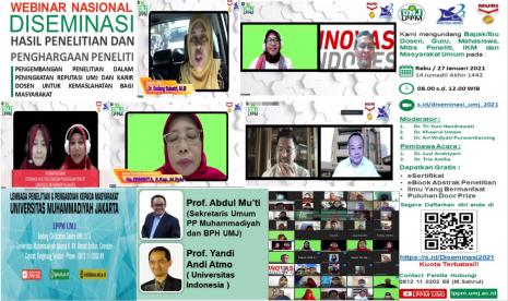 LPPM UMJ menggelar webinar nasional  bertema 