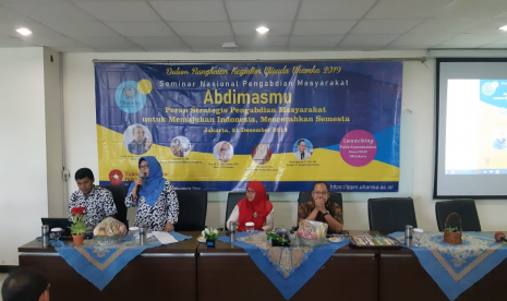 LPPM Universitas Muhammadiyah Prof DR HAMKA (Uhamka) menggelar seminar nasional hasil Pengabdian Masyarakat Muhammadiyah (Abdimasmu).