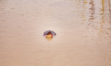 Luapan kali Ciliwung 