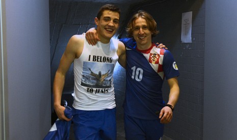 Luca Modric dan Mateo Kovacic