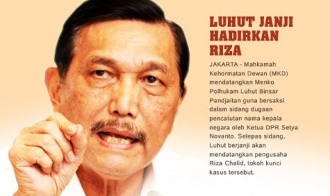 Luhut Janji Hadirkan Riza