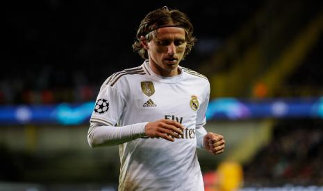 Gelandang Real Madrid Luka Modric.