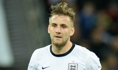 Bek timnas Inggris Luke Shaw.