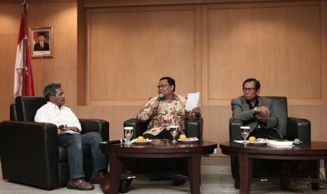 Lukman Edy, dalam diskusi bersama wartawan parlemen di Ruang Presentasi Perpustakaan MPR, Senin (21/9).