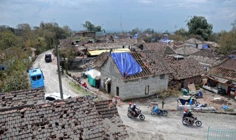 Laharpang Village in Kediri, East Java on Feb. 18, 2014 