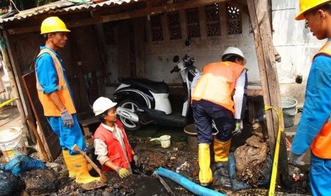  Lokasi ditemukannya sambungan air ilegal dalam jaringan pipa distribusi air Palyja.  (dok.Palyja)