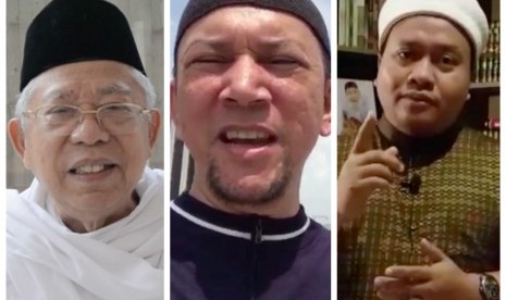 Ma'ruf Amin, Erick Yusuf, dan Fahmi Salim