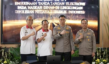 Mabes Polri sepakati penggunaan tanda tanda elektronik yang disertifikasi BSSN.