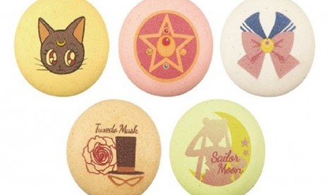 Macaron bergambar karakter Sailor Moon