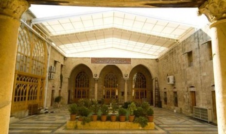 Madrasah Al-Zahiriyah di Aleppo, Suriah.