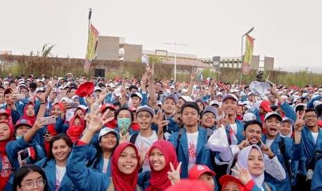 Mahasiswa UBSI senang mengikuti Semot  UBSI.