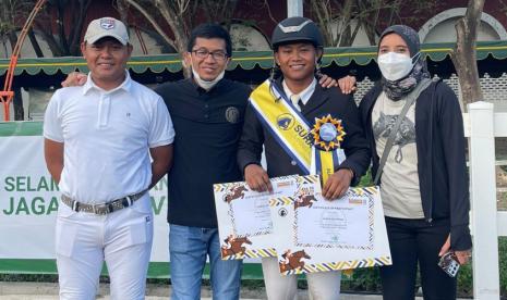 Mahasiswa UNM Dirga Wira mewakili DKI Jakarta dalam Surabaya Jumping Master 2022.