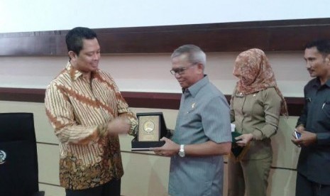 Mahyudin saat melakukan kunjungan kerja di Makassar