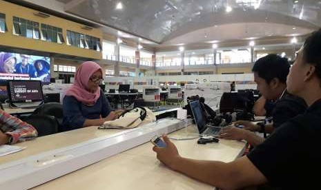 Main Press Center yang disiapkan bagi jurnalis peliput Asian Games 2018 di Palembang