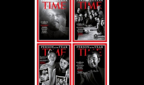 Majalah Time pada Selasa menetapkan sekelompok wartawan sebagai 'Tokoh Tahun Ini'. Itu pertama kali dalam sejarah Time memberikan penghormatan kepada kalangan profesinya.