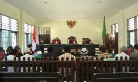 sidang di pengadilan (ilustrasi).