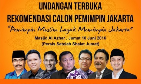 Majelis Pelayan Jakarta (MPJ) memberikan rekomendasi tujuh bakal calon gubernur DKI Jakarta dari kalangan pemimpin Muslim.