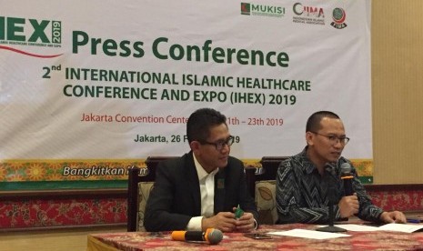 Majelis Upaya Kesehatan Islam Seluruh Indonesia (MUKISI) menggelar konferensi pers terkait pelaksanaan Pameran dan Konferensi Internasional Pelayanan Kesehatan Islam (International Islamic Healthcare Conference and Expo/IHEX) akan diselenggarakan di Jakarta Conference Center (JCC) pada 21-23 Maret 2019 mendatang. 