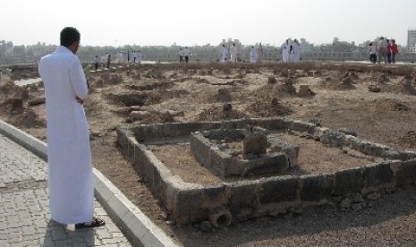 Makam Baqi di samping Masjid Nabawi, Madinah, Arab Saudi (Ilustrasi)