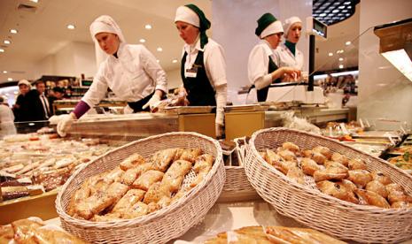 Makanan Halal di Moskow, Rusia.