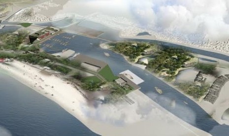 maket Boom Marina Banyuwangi, dermaga kapal pesiar terintegrasi di Banyuwangi