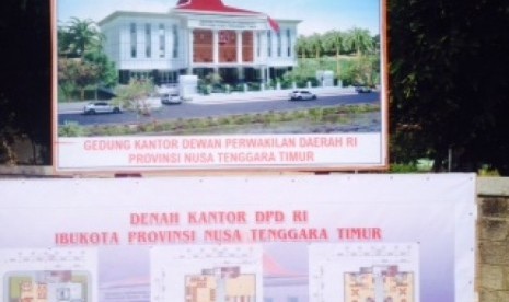 Maket Gedung DPD RI di Kupang