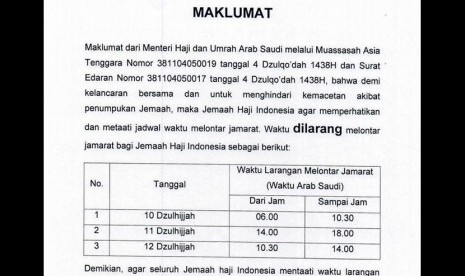 Maklumat Menteri Haji dan Umrah Arab Saudi