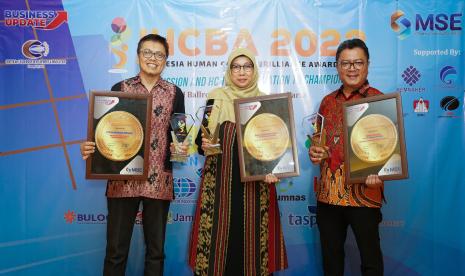 Pos Indonesia meraih ragam penghargaan di malam penghargaan Indonesia Human Capital Brilliance Awards (IHCBA) 2023.