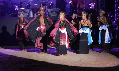 Malam Penutupan Festival Timoresia 2015 di Lapangan Umum, Kota Atambua, Nusa Tenggara Timur